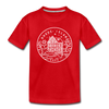 Rhode Island Toddler T-Shirt - State Design Rhode Island Toddler Tee - red