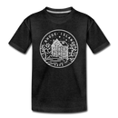 Rhode Island Toddler T-Shirt - State Design Rhode Island Toddler Tee - charcoal gray