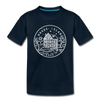 Rhode Island Toddler T-Shirt - State Design Rhode Island Toddler Tee - deep navy