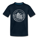 Rhode Island Toddler T-Shirt - State Design Rhode Island Toddler Tee - deep navy