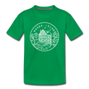Rhode Island Toddler T-Shirt - State Design Rhode Island Toddler Tee - kelly green