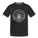 Texas Toddler T-Shirt - State Design Texas Toddler Tee - black