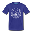 Texas Toddler T-Shirt - State Design Texas Toddler Tee - royal blue