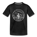Texas Toddler T-Shirt - State Design Texas Toddler Tee - charcoal gray