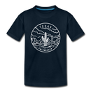 Texas Toddler T-Shirt - State Design Texas Toddler Tee - deep navy