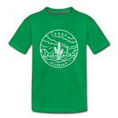 Texas Toddler T-Shirt - State Design Texas Toddler Tee - kelly green
