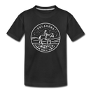 Oklahoma Toddler T-Shirt - State Design Oklahoma Toddler Tee - black