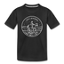 Oklahoma Toddler T-Shirt - State Design Oklahoma Toddler Tee - black
