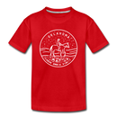 Oklahoma Toddler T-Shirt - State Design Oklahoma Toddler Tee - red