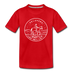 Oklahoma Toddler T-Shirt - State Design Oklahoma Toddler Tee - red