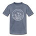 Oklahoma Toddler T-Shirt - State Design Oklahoma Toddler Tee - heather blue