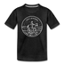 Oklahoma Toddler T-Shirt - State Design Oklahoma Toddler Tee - charcoal gray