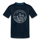 Oklahoma Toddler T-Shirt - State Design Oklahoma Toddler Tee - deep navy