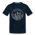 Oklahoma Toddler T-Shirt - State Design Oklahoma Toddler Tee - deep navy