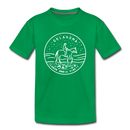 Oklahoma Toddler T-Shirt - State Design Oklahoma Toddler Tee - kelly green