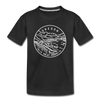 Oregon Toddler T-Shirt - State Design Oregon Toddler Tee - black