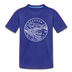 Oregon Toddler T-Shirt - State Design Oregon Toddler Tee - royal blue