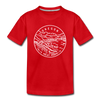 Oregon Toddler T-Shirt - State Design Oregon Toddler Tee - red