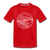 Oregon Toddler T-Shirt - State Design Oregon Toddler Tee - red