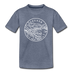 Oregon Toddler T-Shirt - State Design Oregon Toddler Tee - heather blue