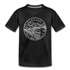 Oregon Toddler T-Shirt - State Design Oregon Toddler Tee - charcoal gray