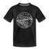 Oregon Toddler T-Shirt - State Design Oregon Toddler Tee - charcoal gray