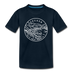Oregon Toddler T-Shirt - State Design Oregon Toddler Tee - deep navy