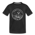 Pennsylvania Toddler T-Shirt - State Design Pennsylvania Toddler Tee - black