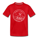 Pennsylvania Toddler T-Shirt - State Design Pennsylvania Toddler Tee - red