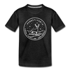 Pennsylvania Toddler T-Shirt - State Design Pennsylvania Toddler Tee - charcoal gray