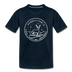 Pennsylvania Toddler T-Shirt - State Design Pennsylvania Toddler Tee - deep navy
