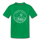 Pennsylvania Toddler T-Shirt - State Design Pennsylvania Toddler Tee - kelly green