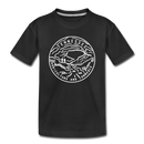 Tennessee Toddler T-Shirt - State Design Tennessee Toddler Tee - black