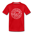 Tennessee Toddler T-Shirt - State Design Tennessee Toddler Tee - red