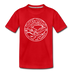 Tennessee Toddler T-Shirt - State Design Tennessee Toddler Tee - red