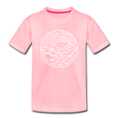 Tennessee Toddler T-Shirt - State Design Tennessee Toddler Tee - pink