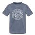 Tennessee Toddler T-Shirt - State Design Tennessee Toddler Tee - heather blue