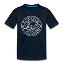 Tennessee Toddler T-Shirt - State Design Tennessee Toddler Tee - deep navy