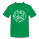 Tennessee Toddler T-Shirt - State Design Tennessee Toddler Tee - kelly green