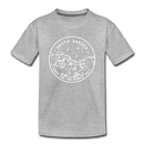 South Dakota Toddler T-Shirt - State Design South Dakota Toddler Tee - heather gray