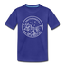South Dakota Toddler T-Shirt - State Design South Dakota Toddler Tee - royal blue