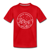 South Dakota Toddler T-Shirt - State Design South Dakota Toddler Tee - red