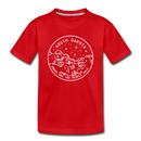 South Dakota Toddler T-Shirt - State Design South Dakota Toddler Tee - red