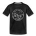 South Dakota Toddler T-Shirt - State Design South Dakota Toddler Tee - charcoal gray