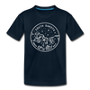 South Dakota Toddler T-Shirt - State Design South Dakota Toddler Tee - deep navy