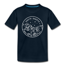 South Dakota Toddler T-Shirt - State Design South Dakota Toddler Tee - deep navy