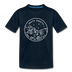 South Dakota Toddler T-Shirt - State Design South Dakota Toddler Tee - deep navy