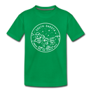 South Dakota Toddler T-Shirt - State Design South Dakota Toddler Tee - kelly green