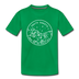 South Dakota Toddler T-Shirt - State Design South Dakota Toddler Tee - kelly green