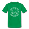 South Dakota Toddler T-Shirt - State Design South Dakota Toddler Tee - kelly green